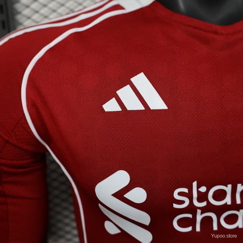 Liverpool Home 2025/26 Long Sleeve