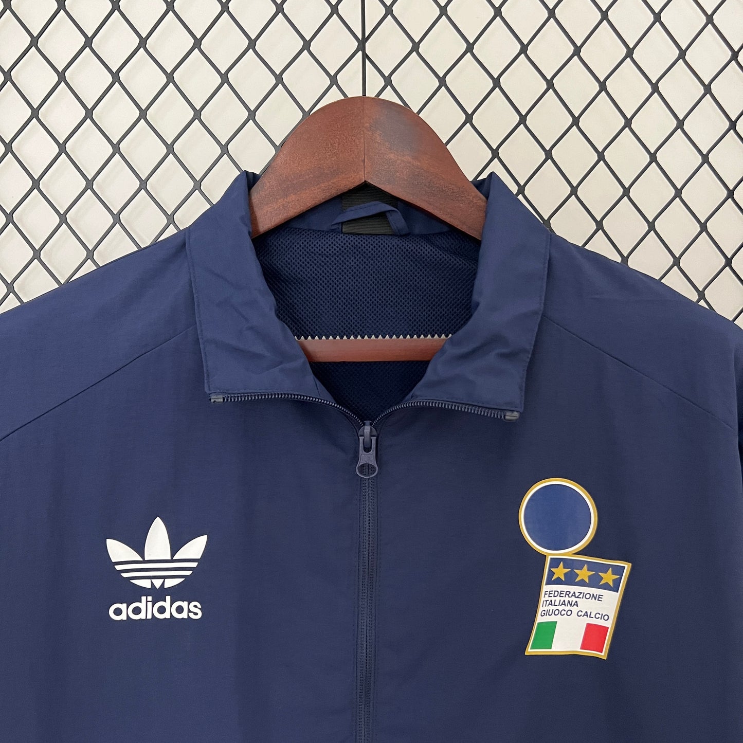 Italy Dark Blue Windbreaker