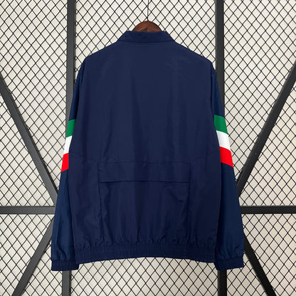 Italy Dark Blue Windbreaker