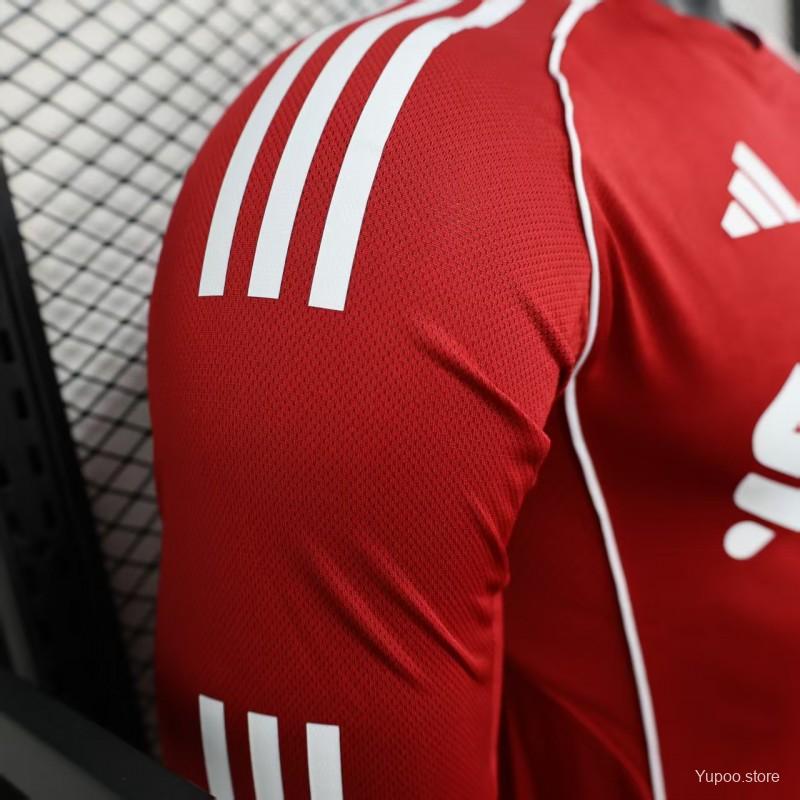 Liverpool Home 2025/26 Long Sleeve