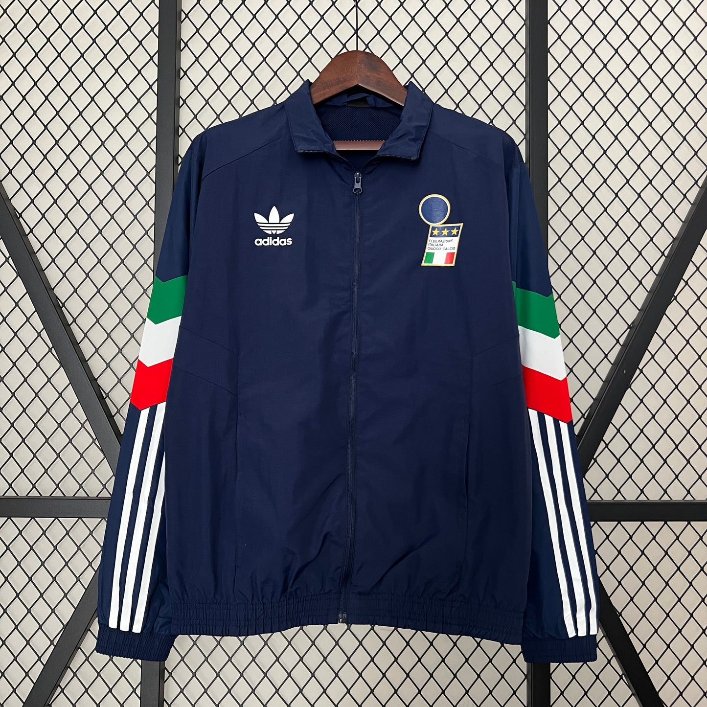 Italy Dark Blue Windbreaker