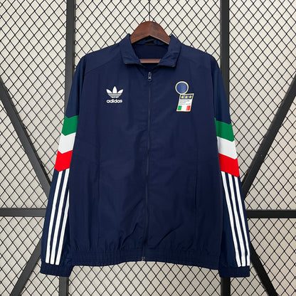 Italy Dark Blue Windbreaker