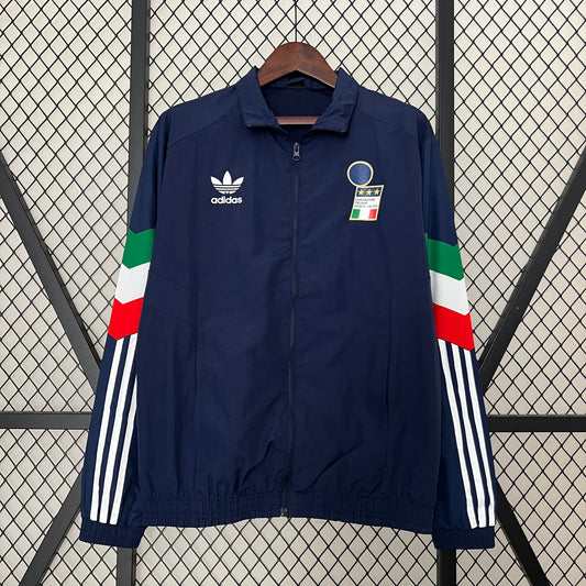 Italy Dark Blue Windbreaker
