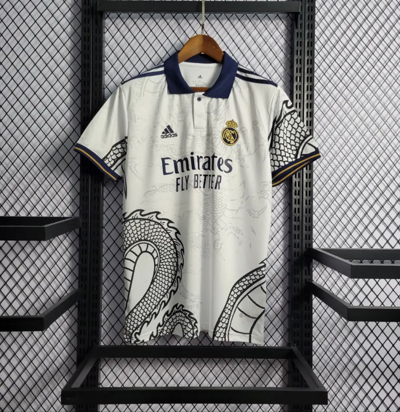 Real Madrid Chinese Dragon White Special Edition Shirt 22/23
