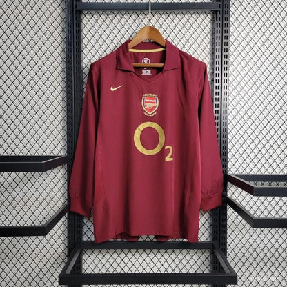 Arsenal Home Long Sleeve 2005/06