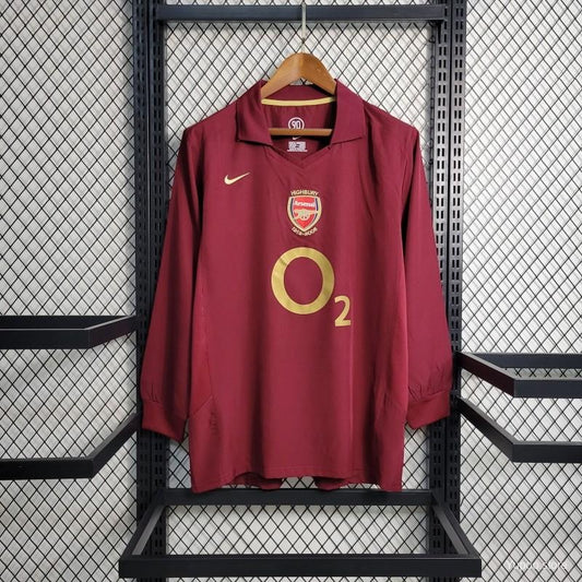 Arsenal Home Long Sleeve 2005/06