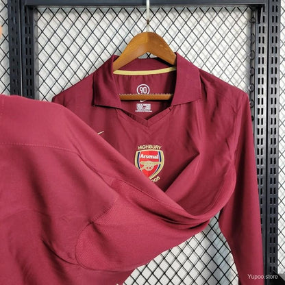 Arsenal Home Long Sleeve 2005/06